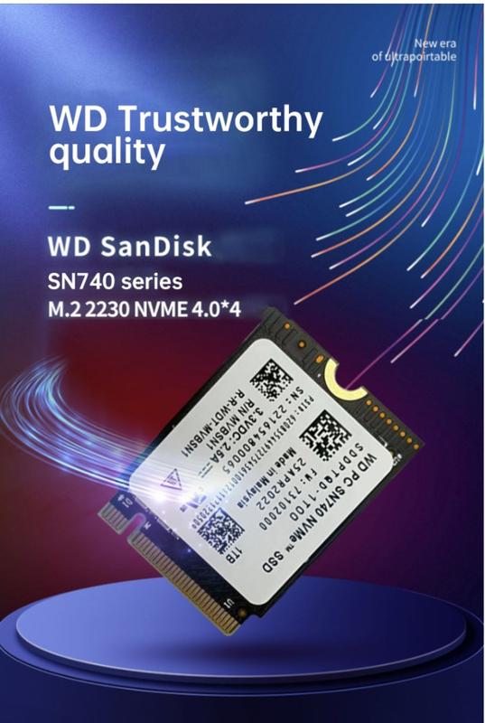 Ssd Western Digital Wd Sn740 1tb M.2 2230 Pci-e 4.0 X4 Nvme
